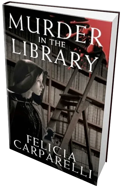 Cover of Murder in the Library — A mystery inspired by Sherlock Holmes and one of his most famous cases